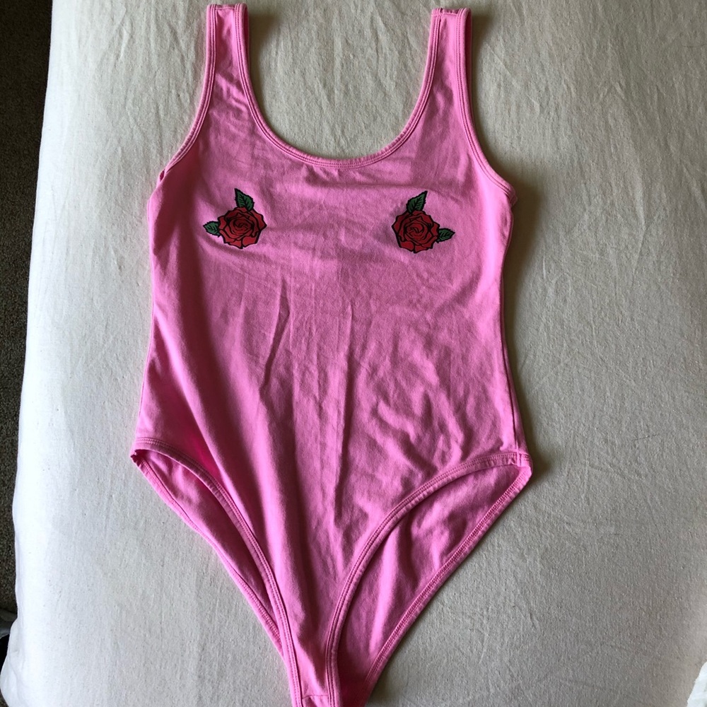 Forever 21 pink body suit